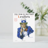  patriottisch oom Sam Magazine Hoesje Art Briefkaart (Staand voorkant)