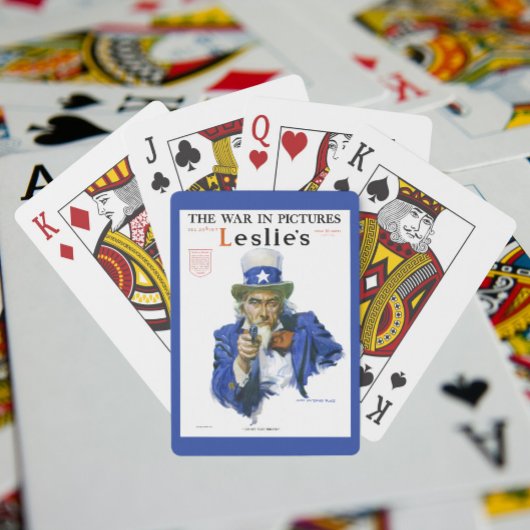  patriottisch oom Sam Magazine Hoesje Art Speelkaarten