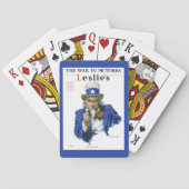  patriottisch oom Sam Magazine Hoesje Art Speelkaarten (Achterkant)