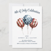 Patriottisch op 4 juli kaart (Voorkant)