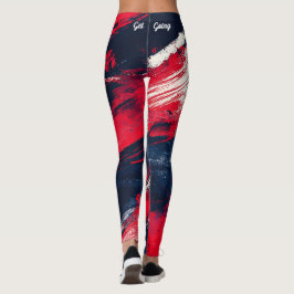 Patriottisch op 4 juli leggings