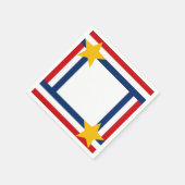 Patriottisch op 4 juli servet (Hoek)