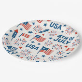 Patriottisch op 4 juli 🇺🇸 | Vuurwerk, sterren en Papieren Bordje (Gekanteld)