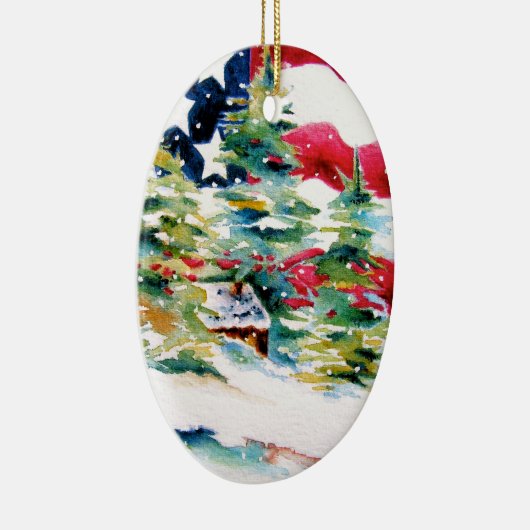 Patriottisch ovaal Amerikaans Ornament (Rechts)