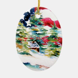 Patriottisch ovaal Amerikaans Ornament