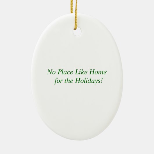 Patriottisch ovaal Amerikaans Ornament (Achterkant)