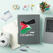 Patriottisch overzicht van de Jordaanvlag Sticker (iPad Cover)