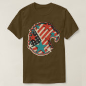 patriottisch papercraft t-shirt (Design voorkant)