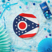 Patriottisch papier bord met Ohio vlag (Feest)