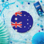 Patriottisch papier bord met vlag van Australië (Feest)