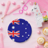 Patriottisch papier bord met vlag van Australië (Feest)