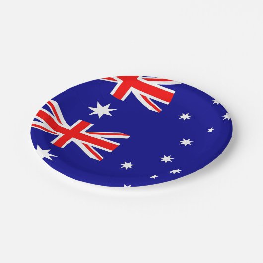 Patriottisch papier bord met vlag van Australië (Gekanteld)