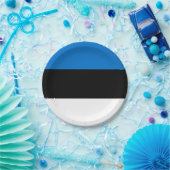 Patriottisch papier bord met vlag van Estland (Feest)