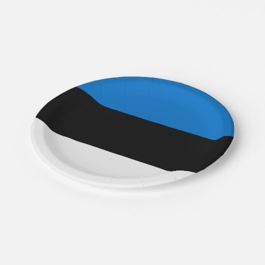 Patriottisch papier bord met vlag van Estland (Gekanteld)