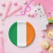Patriottisch papier bord met vlag van Ierland (Feest)