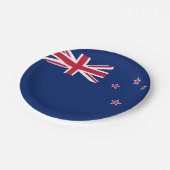 Patriottisch papier bord met vlag van Nieuw-Zeelan (Gekanteld)
