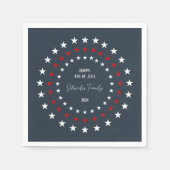 Patriottisch  papier servet (Voorkant)