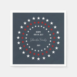 Patriottisch papier servet