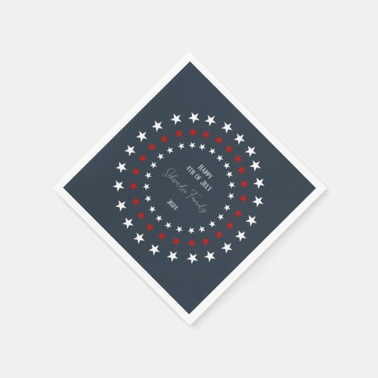 Patriottisch  papier servet (Hoek)