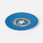 Patriottisch papieren bord met Noordelijke Mariane (Gekanteld)