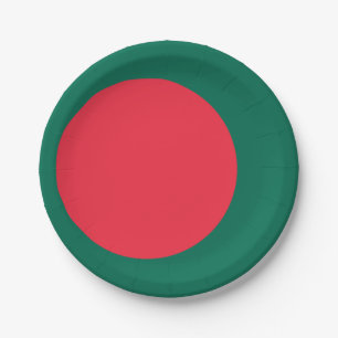 Patriottisch papieren bord met vlag van Bangladesh