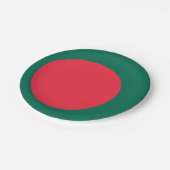 Patriottisch papieren bord met vlag van Bangladesh (Gekanteld)