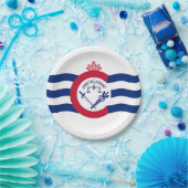 Patriottisch papieren bord met vlag van Cincinnati (Feest)