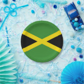 Patriottisch papieren bord met vlag van Jamaica (Feest)