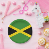 Patriottisch papieren bord met vlag van Jamaica (Feest)