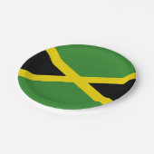 Patriottisch papieren bord met vlag van Jamaica (Gekanteld)