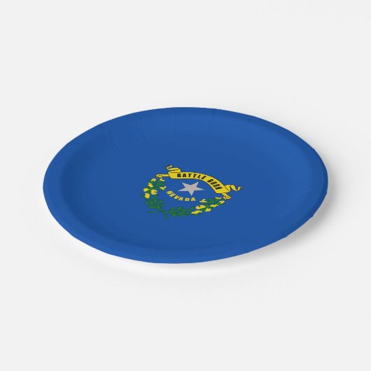 Patriottisch papieren bord met vlag van Nevada (Gekanteld)