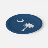 Patriottisch papieren bord met vlag van South Caro (Gekanteld)