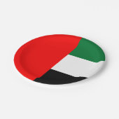 Patriottisch papieren bord met vlag van VAE (Gekanteld)