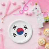 Patriottisch papieren bord met vlag van Zuid-Korea (Feest)