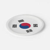 Patriottisch papieren bord met vlag van Zuid-Korea (Gekanteld)