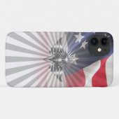 Patriottisch paratrooper herdenkingsontwerp Case-Mate iPhone case (Achterkant (horizontaal))