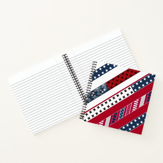 Patriottisch, patchwork notitieboek (Binnen)