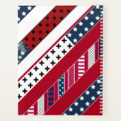 Patriottisch, patchwork planner (Achterkant)