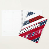 Patriottisch, patchwork planner (Display)