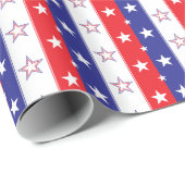 Patriottisch patroon cadeaupapier (Rol Hoek)