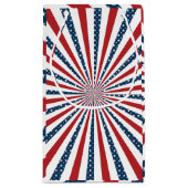 Patriottisch patroon klein cadeauzakje (Achterkant)