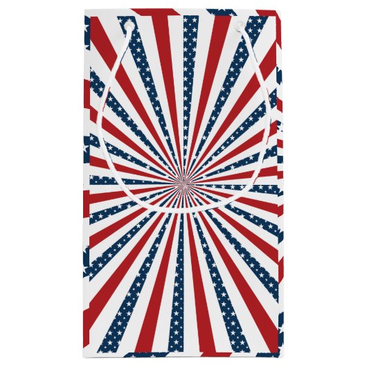 Patriottisch patroon klein cadeauzakje (Achterkant)