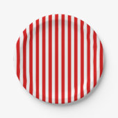 Patriottisch patroon papieren bordje (Voorkant)