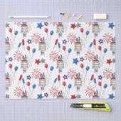 Patriottisch patroon tissuepapier (Craft)