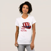 Patriottisch Pet T-shirt (Voorkant volledig)