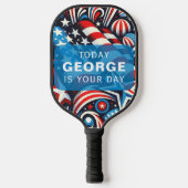 Patriottisch Pickleball Paddle (Voorkant)