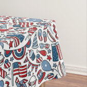 Patriottisch picknick tafelkleed (Voorbeeld)