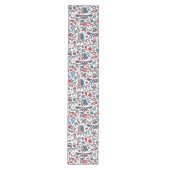Patriottisch picknickpatroon  medium tafelloper (Voorkant)