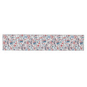 Patriottisch picknickpatroon  medium tafelloper (Horizontaal)
