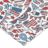 Patriottisch picknickpatroon  tafelkleed (Gekanteld)